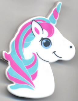Pink and Blue Unicorn Retractable Tape Measures