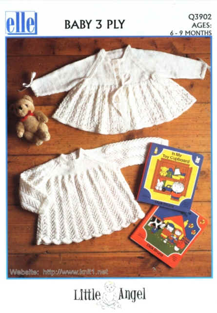 babies matinee jacket and angel top