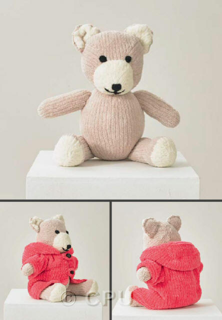 Toy Teddy in shades B28(A), B04(B) & B47(C-Jacket)