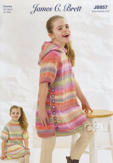 Colour shown for Dress is shade MC117. Colour shown for Hooded Dress is MC116.