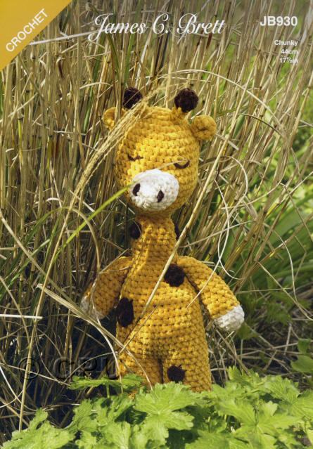 George Giraffe. Colours shown are shades B51, B50 and B28