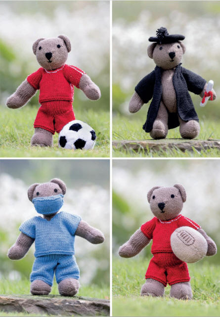 Mascot Teddies - Sports Kit, Scrubs, Graduation.