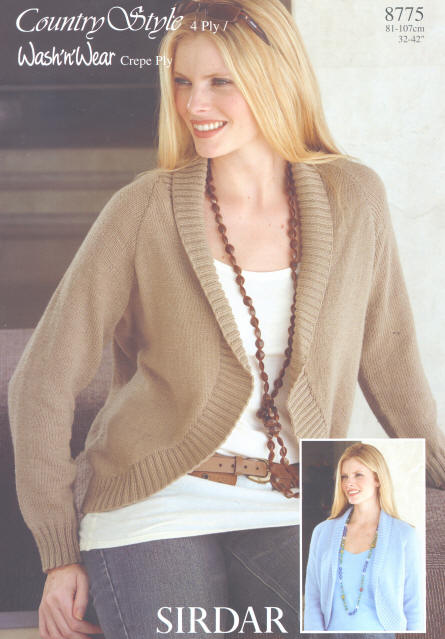 Colours shown are shades 362 - Cinnamon (WW) & 461 - Alice Blue (CS)