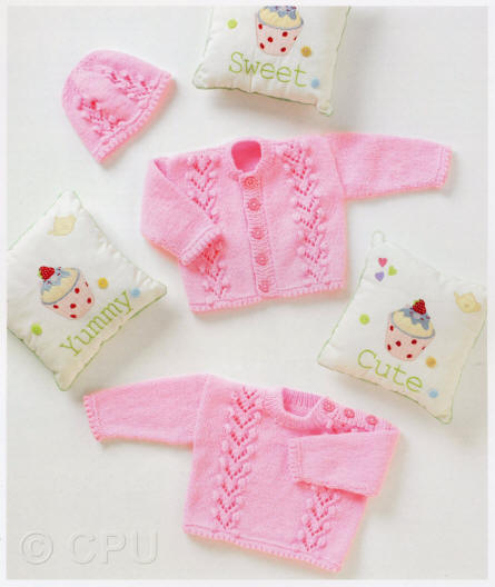 Cardigan, Sweater and Hat