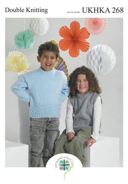 Sweater and Slipover for babies, toddlers and children